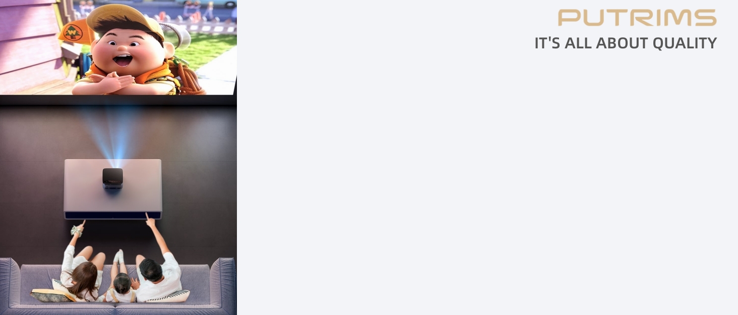 [1000 ANSI/Google TV]Smart Projector with WiFi 6 and