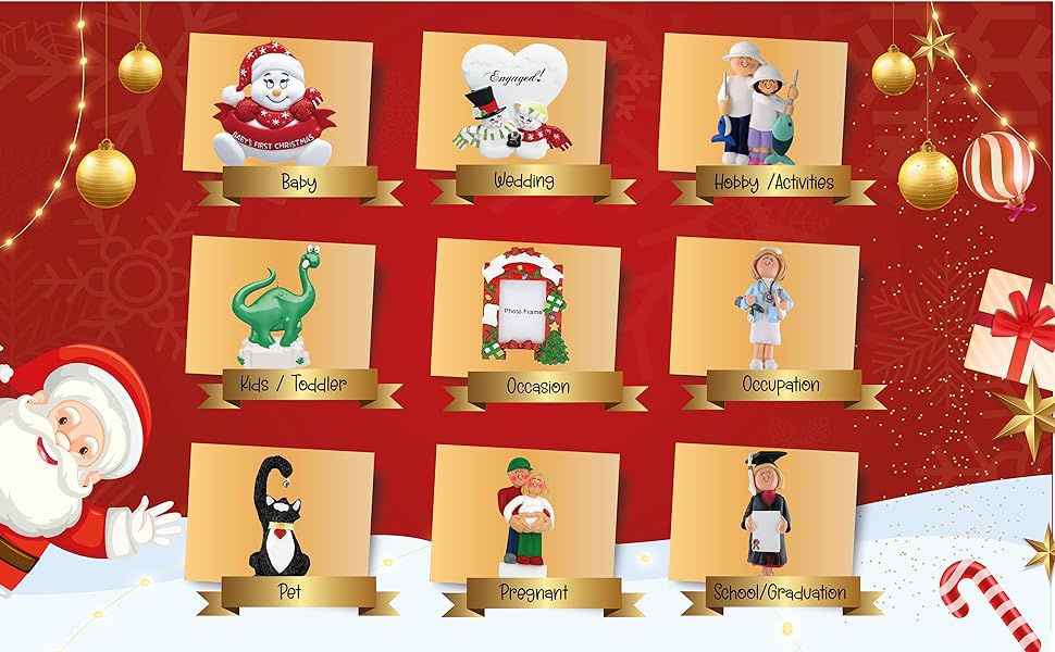 Elephant Christmas Ornament Personalized Christmas