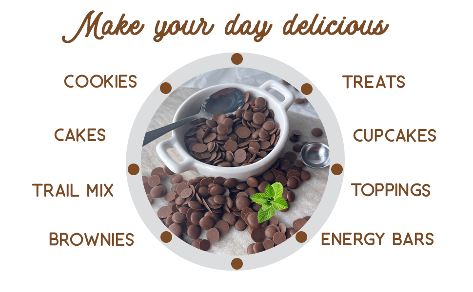 Missy J’s Organic Mint Carob Chips 8 oz, Made with Coconut