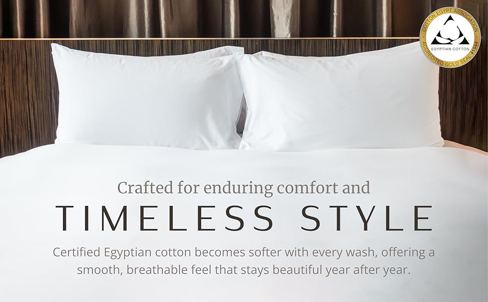 100% Egyptian Cotton Sheets Queen Size | 1200 Thread Count | CEA Gold Seal Certified