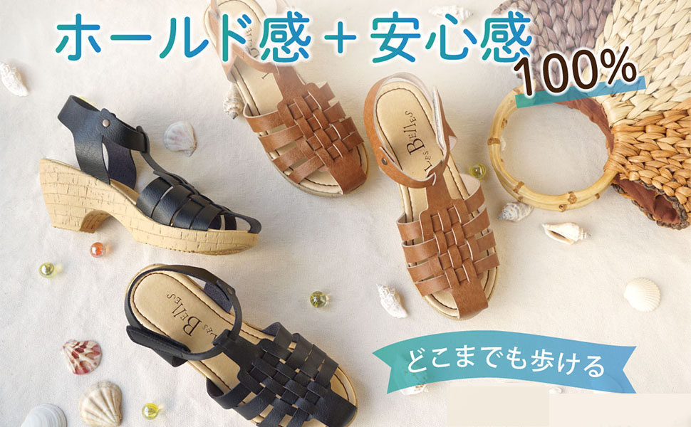 Amazon | [やさしい靴工房 Belle & Sofa] サンダル レディース