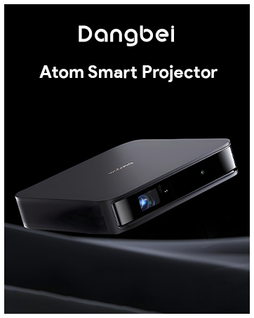 Dangbei Atom Smart Projector — 1200 ISO Lumens, 180