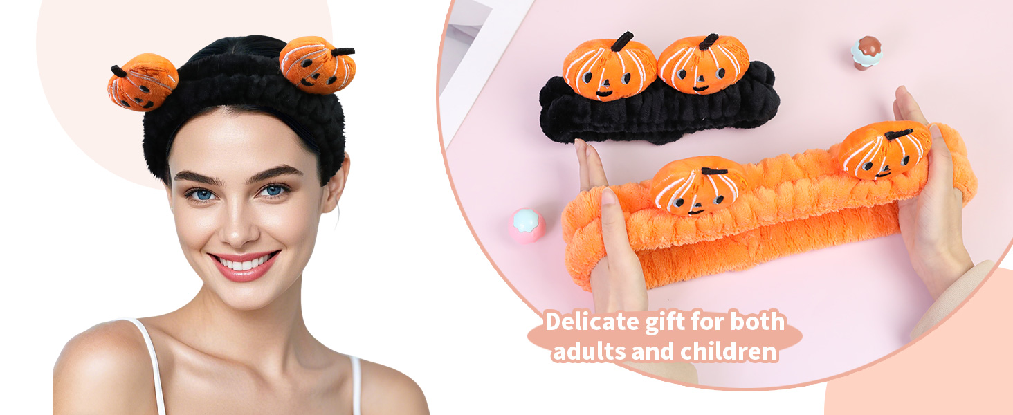 Kawaii Spa Headbands for Women Girls, Cute Headbands for Makeup and Face Washing