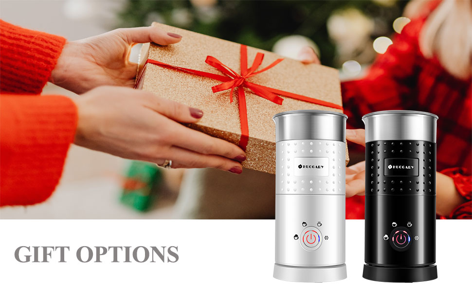 Huogary Electric Milk Frother and Steamer 4 In 1