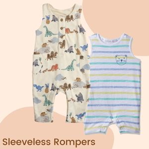 sleeveless rompers