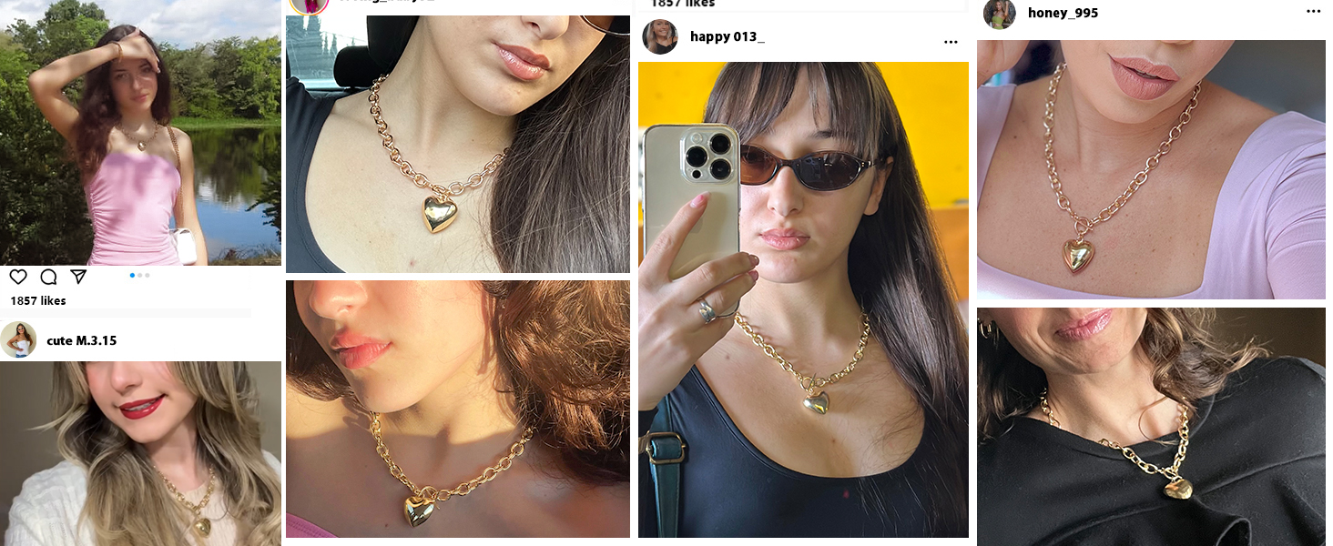 chuanky gold necklace