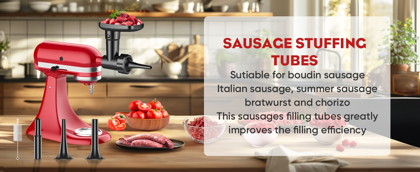 Fruit and Vegetable Strainer Attachment for Kitchenaid Stand Mixer, Includes Food