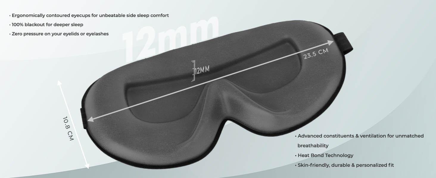 100 Blackout Sleep Masks for Women & Men, Eye Mask for Sleeping, 3D