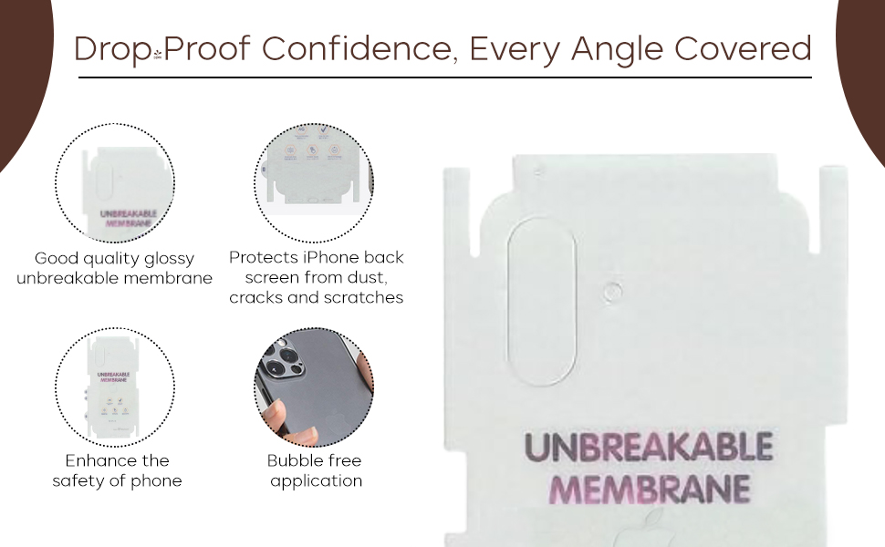 Blyton screen protection membrane for iphone 16 and 16 plus