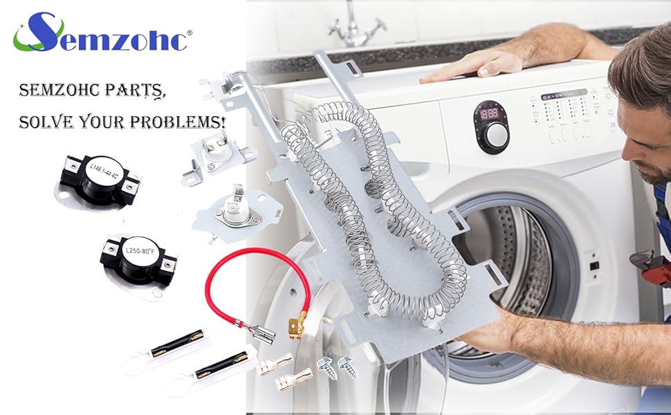Dryer Heating Element Kit for Maytag Bravos 400 2000 3000