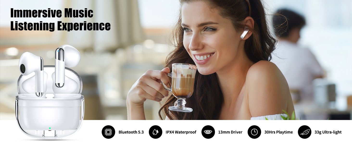 5.3 bluetooth headphones purple