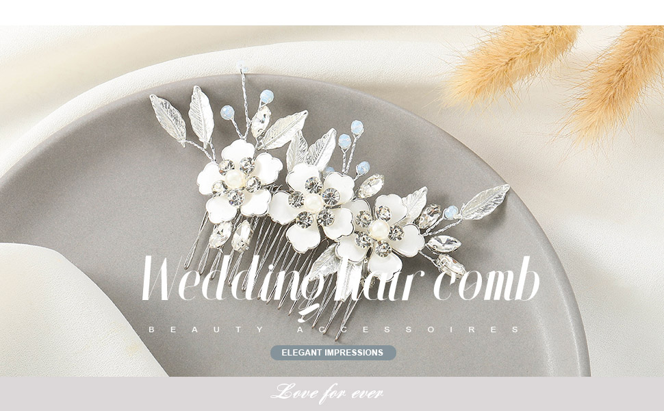 Pearl Hair Piece for Wedding