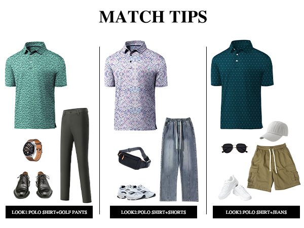 Golf Shirts Short Sleeve