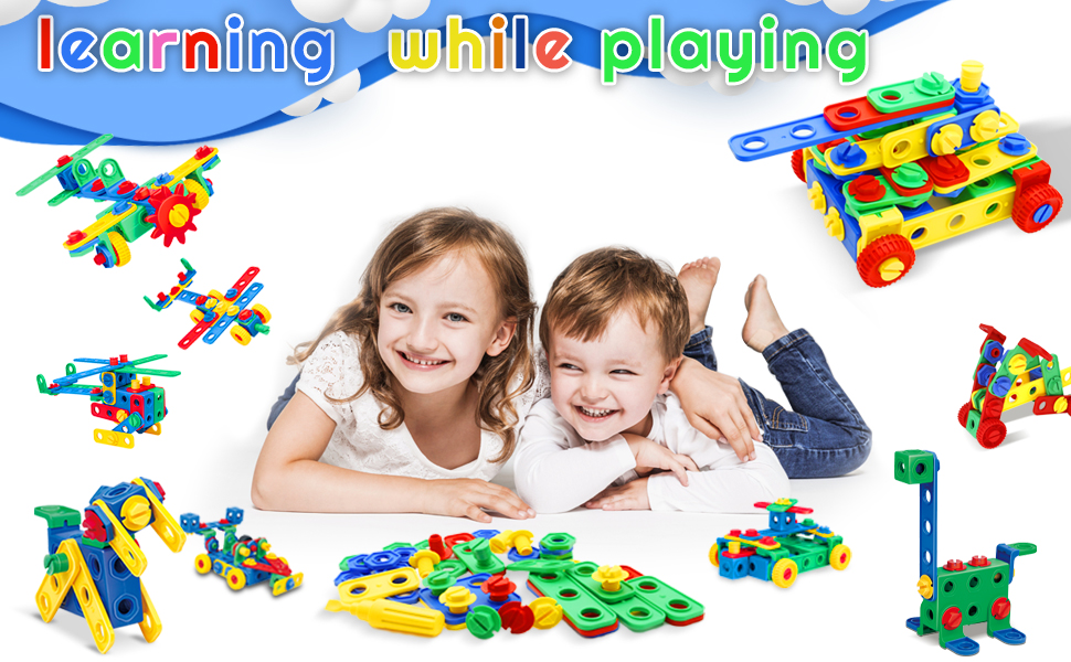 STEM Toys Educational Construction Toys Set Building Blocks