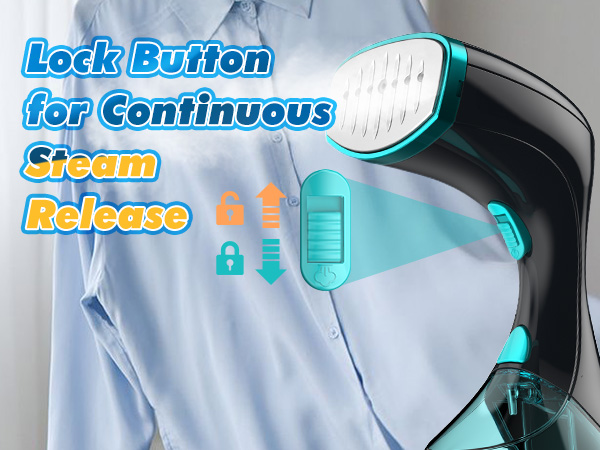 Enjoy and let this powerful steamer do all the work for you.