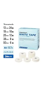 Amazon.co.jp: トワテック ホワイトテープ 13mm×13.7m×24巻 非