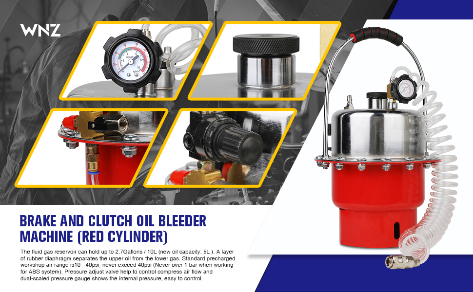 WNZ Brake Bleeder kit Master Cylinder Bleeder kit Pressure
