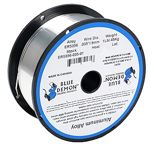 min ✨ Blue Demon ER5356 X .035 X 1LB Spool high strength aluminum