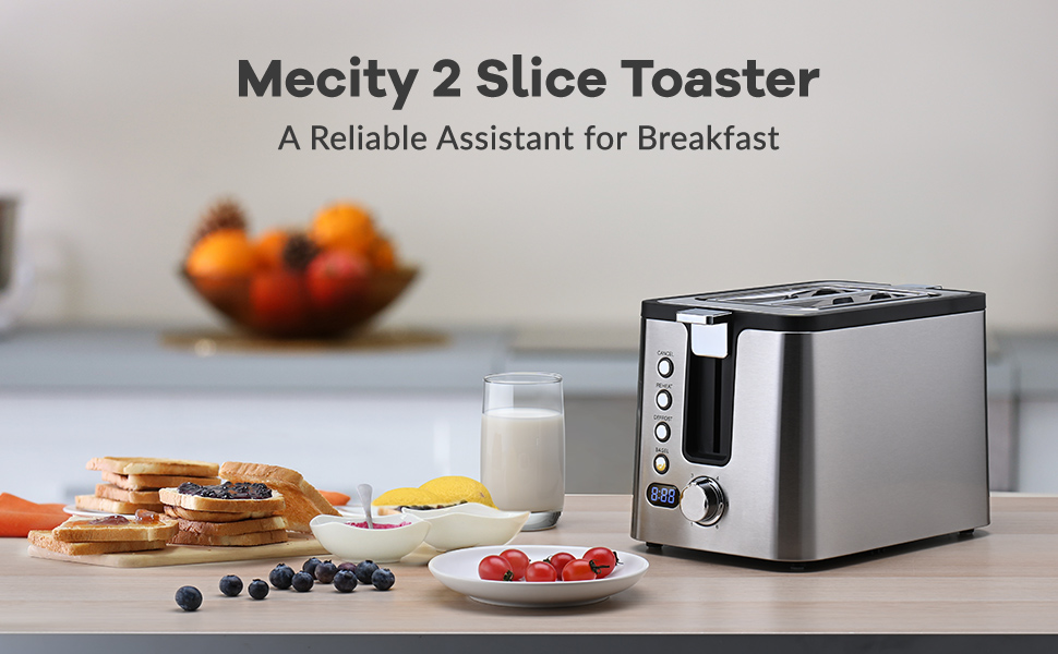 Mecity 2 Slice Toaster