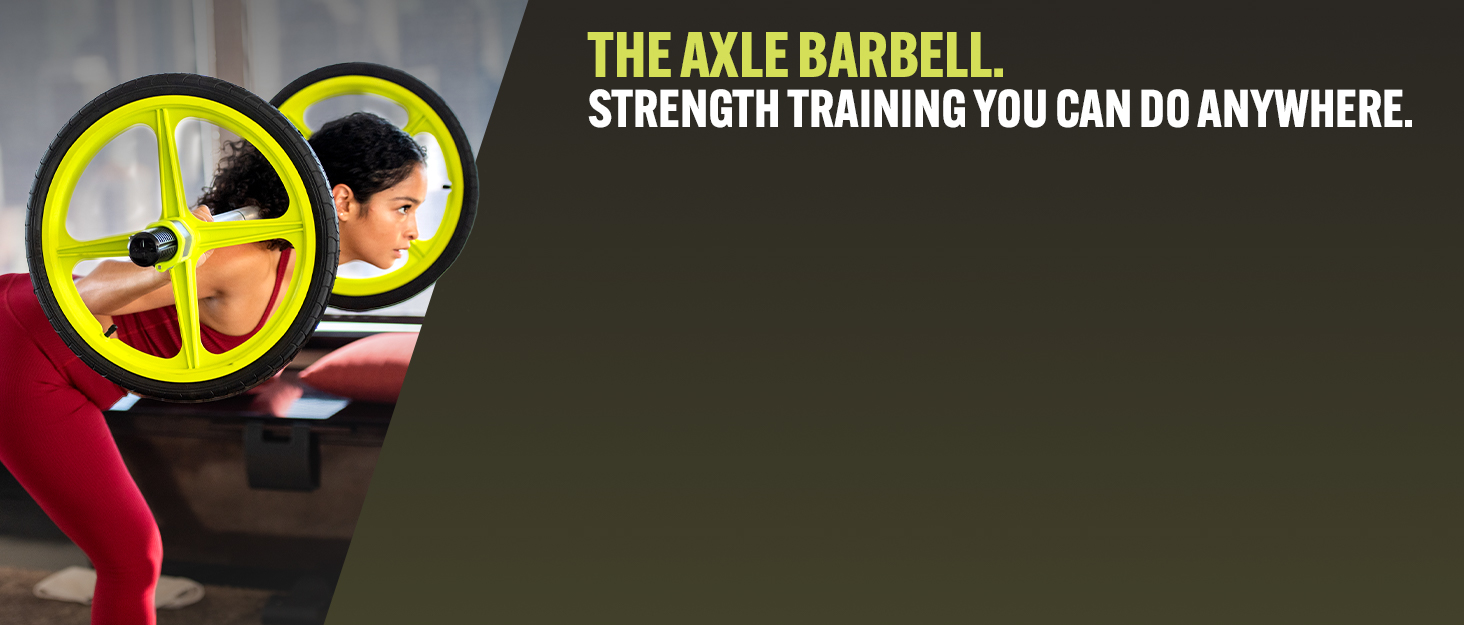 axle barbell set bundle gym sturdy strong