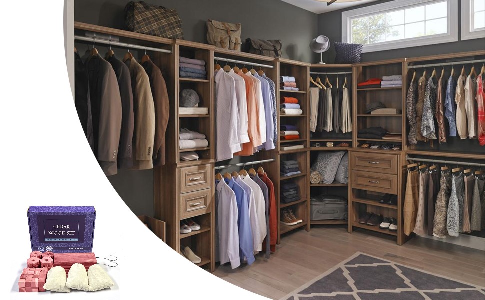 Cedar Space Cedar Blocks for Clothes Storage, 100