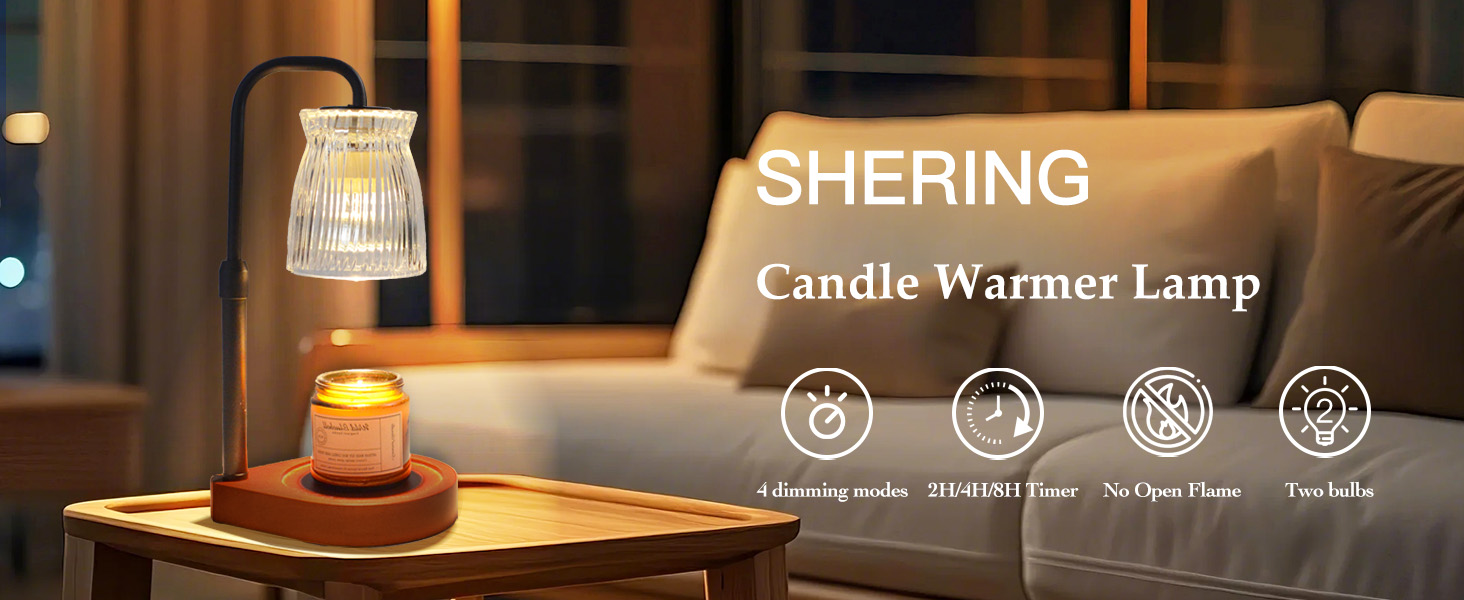 candle warmer lamp with timer
