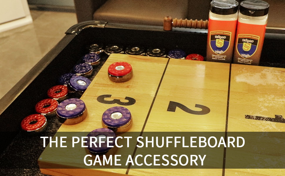 YDDS Shuffleboard Sand with Shuffleboard Brush