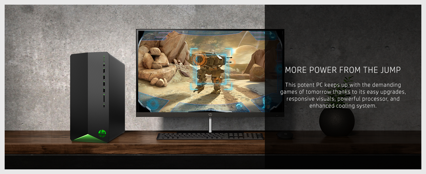 Customizable HP Pavilion Gaming PC with High-Performance Components