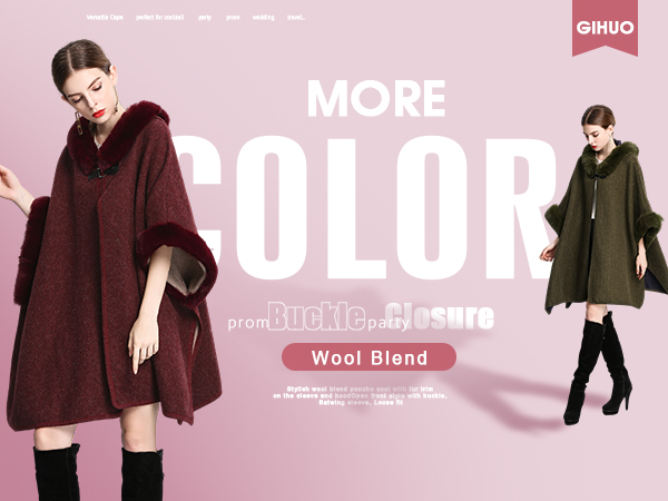 ポンチョ・ケープ Giovi Cape with fur inserts EFFE BEAMS EFFE BEAMS GIOVI Fox fur zip poncho (tops knit