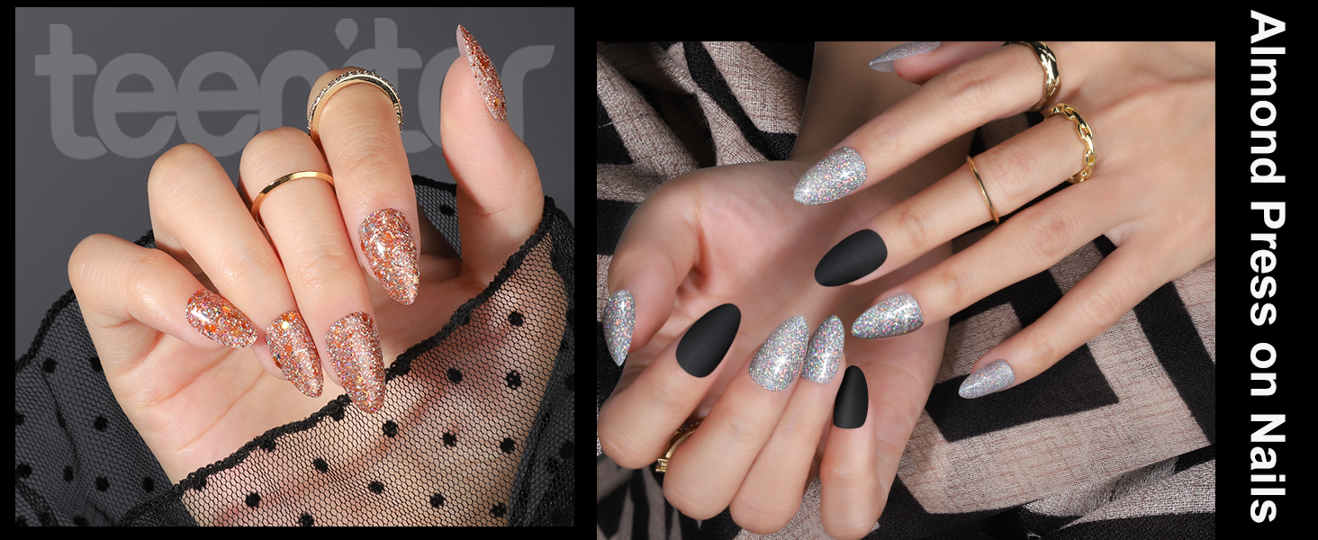 Glitter nails