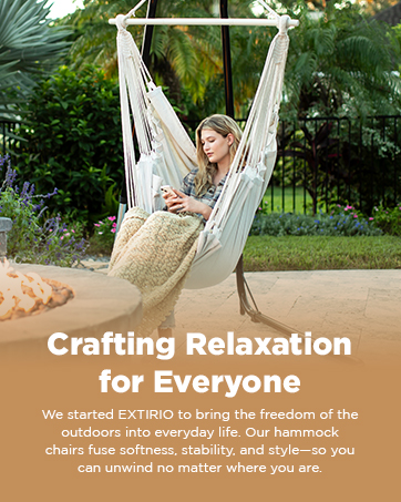 Outdoor Hammock Chair Patio Setting