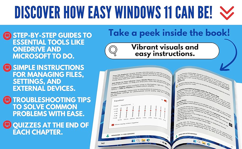 Amazon.com: Windows 11 for Seniors: A Complete Step-by-Step Guide to ...