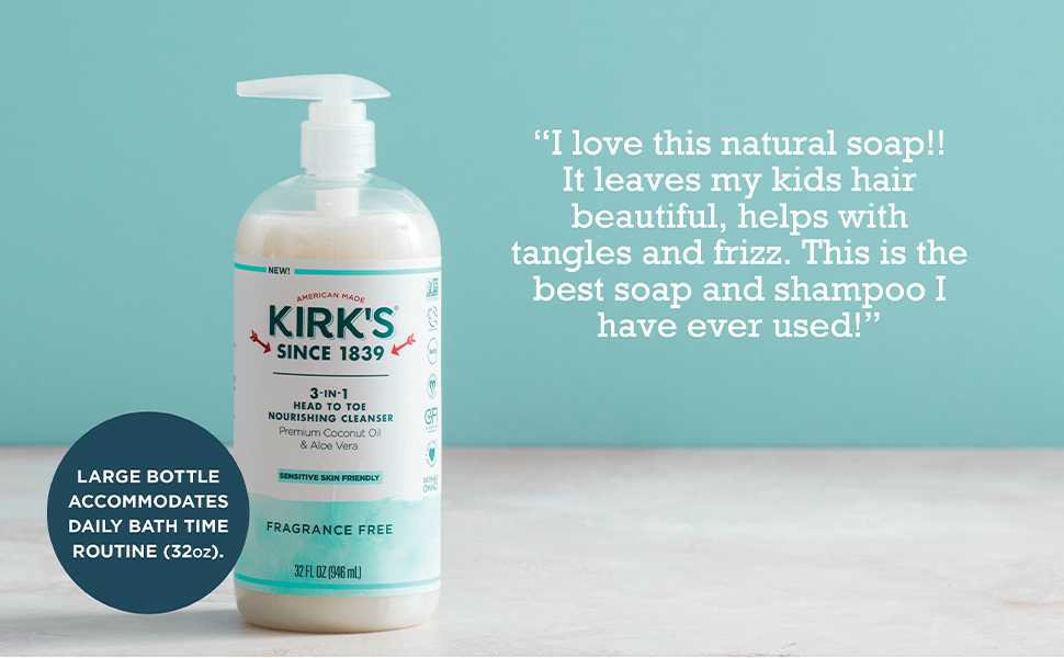 large convenient size pump bottle 