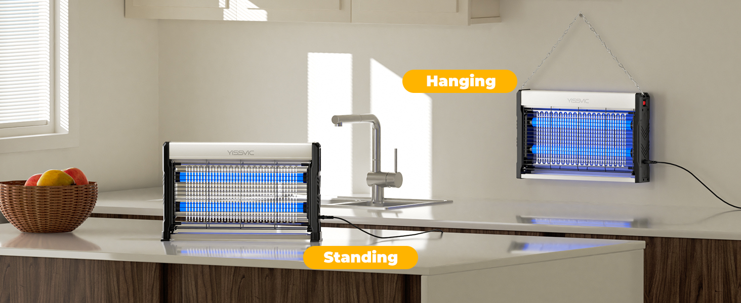 Electric Bug Zapper, LED Indoor Insect Killer,