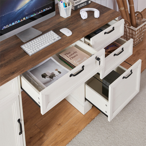 Spacious drawers