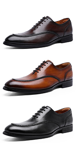 Männer Derby Schnürhalbschuhe Braun Schwarz Herrenschuhe Klassischer Schnürschuhe Abendschuhe Leder