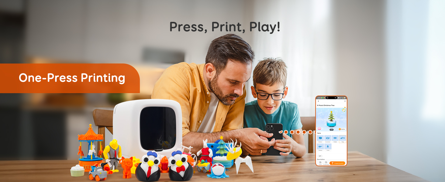 X-maker 3d printer joy AI+