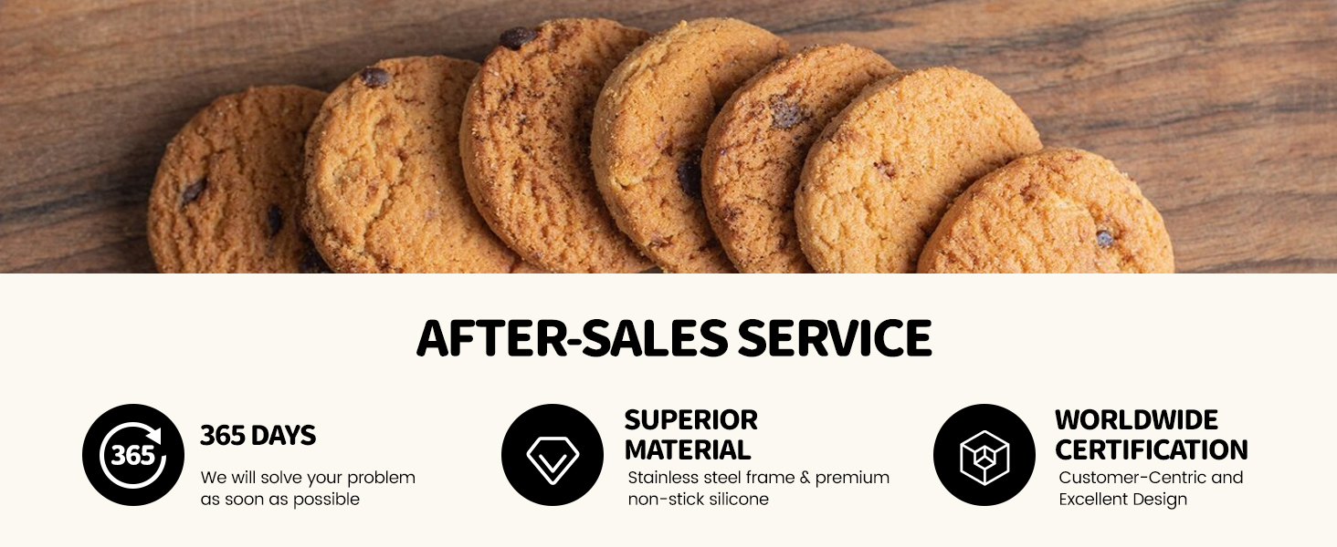 Vinino Nonstick Baking Sheet Set of 3, Cookie Sheets For