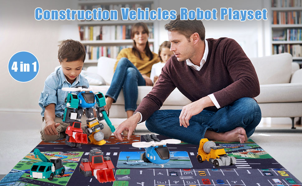 Transform Robot Toys for 4 5 6 7 8 Year Old Boys,