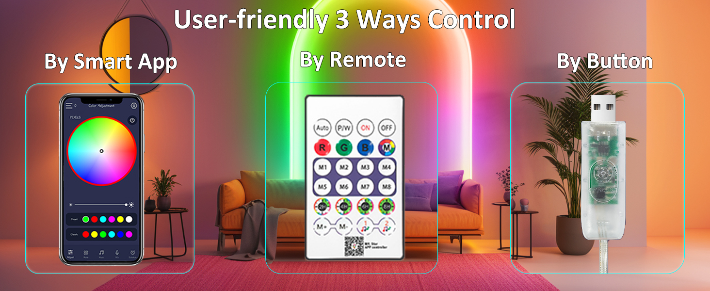 Smart RGB Neon LED Strip Light