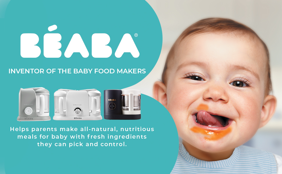 Beaba Babycook Solo 4 in 1 Baby Food Maker, Baby Food Processor and