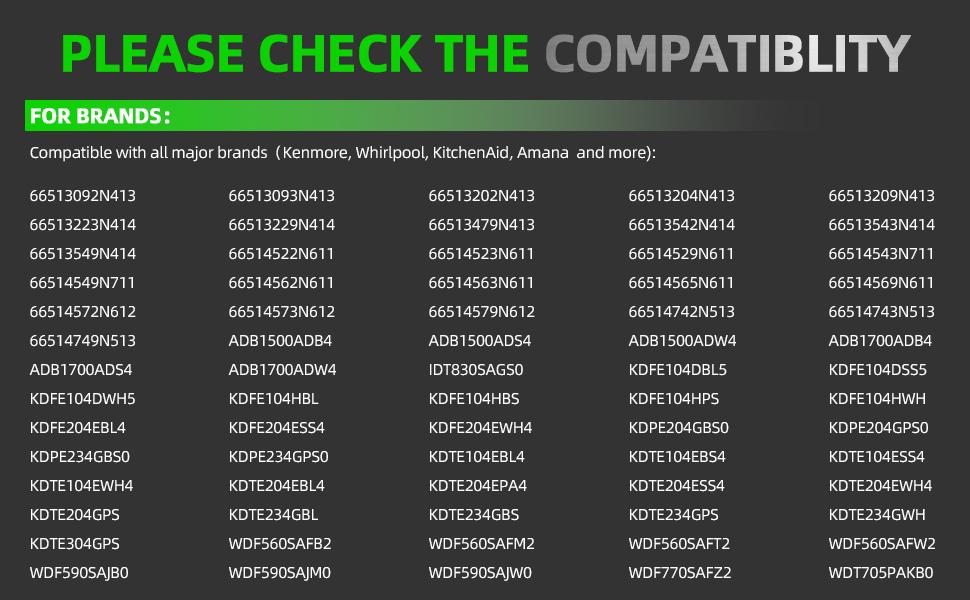 LEAPTREND W11084656 Dishwasher Circulation Pump & Motor