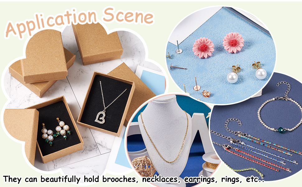 Rectangle Sponge Ring Boxes for Bracelet Jewelry Display