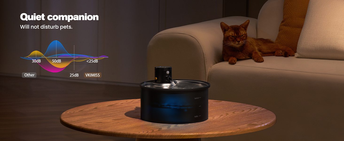 pet water dispenser cat fountain water bowl water fountain for cats wireless cat water fountain