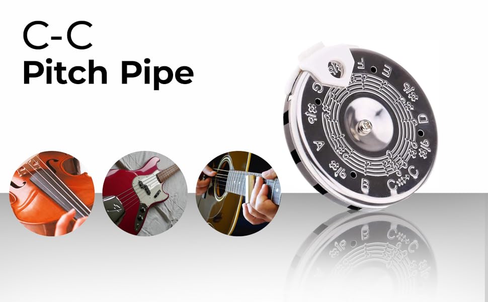 CC Pitch Pipe for Singers Pitch 13 Tone Up CC Music Note Instrument