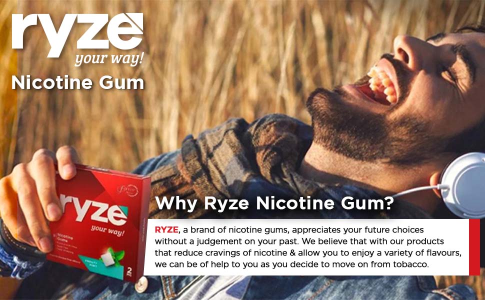 Buy RYZE Nicotine Gum 2mg Sugar Free Quit Smoking Aid Harm