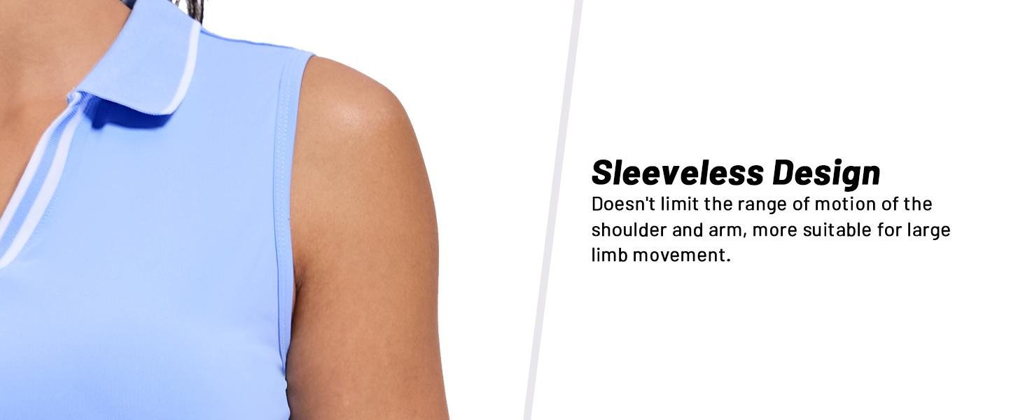 golf sleeveless tops for women