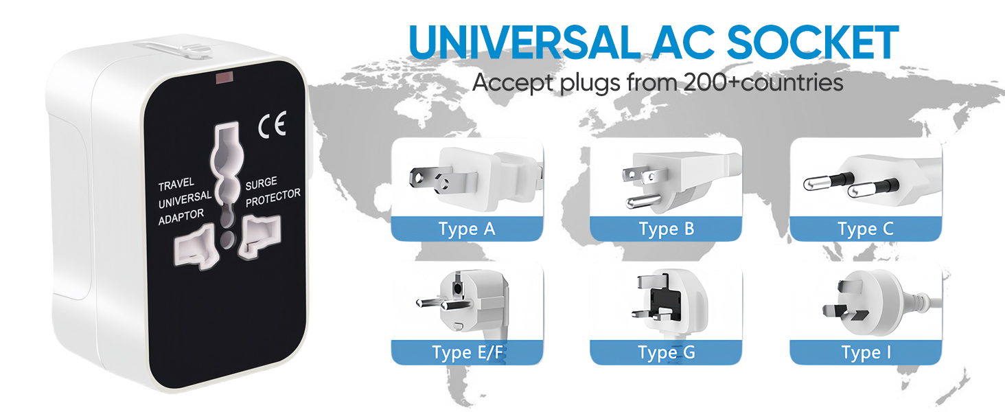universal travel adapter and voltage converter universal travel adapter amazon universal t