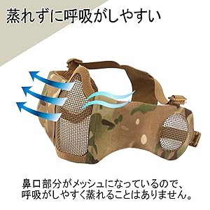 Amazon.co.jp: (Sabsta) サバゲー マスク フェイスガード 金属