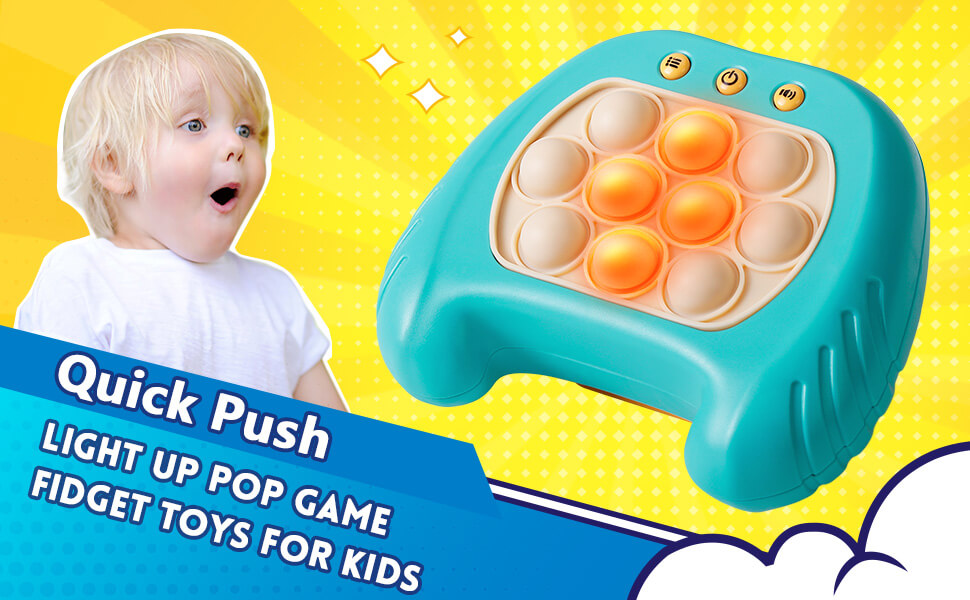 Pop It Game Sensory Toys for 4 5 6 Year Old Boys Girls Gifts,Quick Push